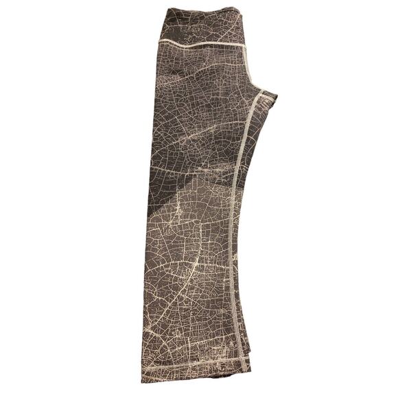 THE NORTH FACE Black White Dotted Abstract Print Leggings Size SP - Picture 2 of 7